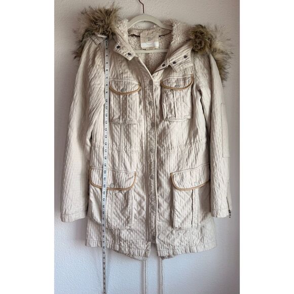 Anthropologie Hei Hei Lunan Anorak Hooded Jacket with Removable Sherpa Lining 6 - Picture 12 of 15